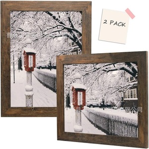 Wooden Photo <b>Frame</b> 567 Inch <b>A4</b> Size Tabletop Rectangular Durable Horizontal - Product Image 3
