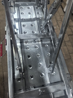 Tablones de andamio perforados de alta resistencia Plataformas DE TRABAJO Tablones de andamio de metal de cubierta para construcción