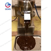 Machine commerciale de fabrication de pâte de chocolat, moulin colloïdal pour émulsion bitumineuse, petite machine de broyage de fèves de cacao pour le chocolat