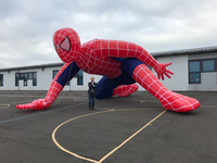 Modèle gonflable de Spiderman de dessin animé gonflable d'homme d'araignée géant promotionnel commercial extérieur pour la publicité