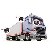 120 grados vista grande 24V cámara de marcha atrás de respaldo para remolque de autobús impermeable estacionamiento seguridad Auto vehículo camión vista nocturna