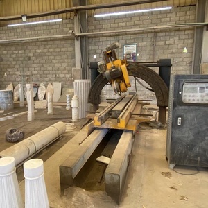 Machine automatique de rainurage pour la fabrication de plaques et colonnes courbées en pierre, idéale pour les colonnes architecturales en pierre - Product Image 5