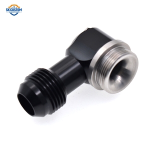 Conector de Aluminio SK CUSTOM para Tanque de Aceite Seco, Conexión Giratoria 12AN ORB a Conexión Banjo Macho 12AN - Product Image 2