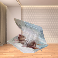 Piège à souris à colle super résistant et écologique, capture instantanée, sans évasion, jetable, rectangulaire, pour intérieur/extérieur, contrôle des rongeurs