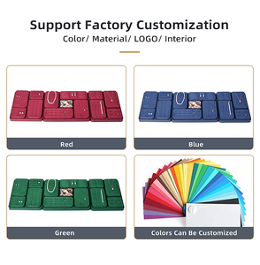 Tự làm trọng lượng nhẹ Modular Nhung Màu Xanh đồ trang sức hiển thị đứng đồ trang sức sang trọng đạo cụ hiển thị từ nhà máy Quảng Đông - Product Image 5