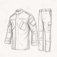 Uniforme de combat KMS, vente en gros OEM, vêtements tactiques d'extérieur élégants et tendance, style jungle et désert, personnalisables