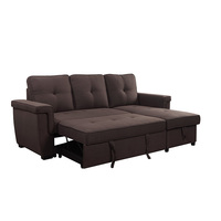 Canapé moderne en tissu lin en forme de L TIANHANG, vente directe, ensemble de canapés pour salon avec USB, canapé-lit convertible avec rangement