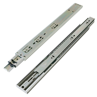 HA4543 Glissières de tiroir à fermeture douce de 350mm pour armoires Capacité de 45kg Glissières de boîte à outils en acier laminées à froid