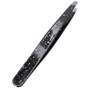 Pinzas para Cejas de Acero Inoxidable Raayin Impex de Color Negro Perfecto, Punta Inclinada, Agarre Perfecto, Pinzas para Pestañas, Logotipo Personalizado, Venta al por Mayor - Product Image 5