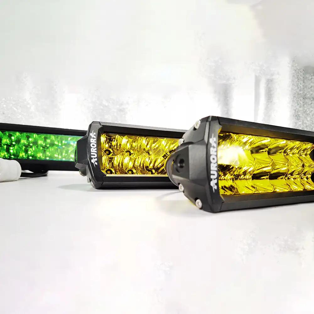 Двухрядные светодиодные фонари AURORA 60W Osram, 50 "42" 40 "30" 22 12 10 8 6 дюймов для внедорожников