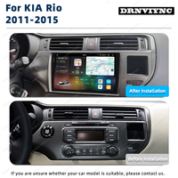 Autoradio stéréo lecteur audio Android 7870 avec écran 2K, Carplay, WIFI, 4G, DSP, GPS, navigation pour KIA RIO 2011 - 2015