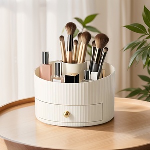 Boîte de rangement transfrontalière pour pinceaux de maquillage, tube de rangement, étagère à cosmétiques, support pour pinceaux à paupières, boîte à rouges à lèvres, porte-stylos pour coiffeuse - Product Image 1