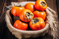 Verse Zoete Persimmon Japanse Kaki Premium Vers Fruit
