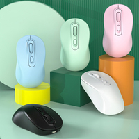 Mini souris de bureau Portable 2.4GHz optique sans fil Rechargeable silencieux 1600 DPI réglable confortable pour L/R remis