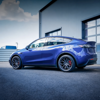 Jantes en alliage forgé sport à 10 rayons, concaves profondes, noir brillant HE1, 19, 20, 21, 22 pouces, pour Tesla Model 3 Y S X