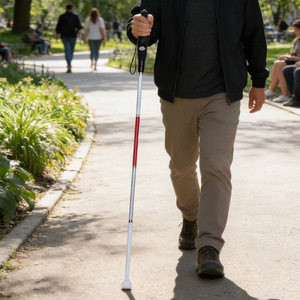 Canne électronique à ultrasons LH-BL43 avec alerte vocale, canne pliante pour la marche - Product Image 3