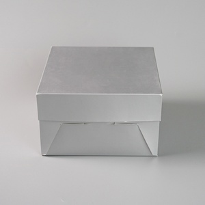 New Factory Custom Cake <b>Box</b> Square Silver <b>Box</b> for Storing Cakes - Product Image 5