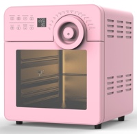 Nouvelle friteuse à air numérique 14,5 L avec boîtier en acier inoxydable, écran LED et accessoires pour usage domestique