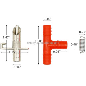 TUOYUN Sistema <span class=keywords><strong>de</strong></span> bebida <span class=keywords><strong>de</strong></span> <span class=keywords><strong>precio</strong></span> barato <span class=keywords><strong>para</strong></span> <span class=keywords><strong>conejos</strong></span> <span class=keywords><strong>Bebederos</strong></span> al por menor y tubo Bebedero <span class=keywords><strong>de</strong></span> pezón <span class=keywords><strong>de</strong></span> conejo <span class=keywords><strong>de</strong></span> latón - Product Image 5