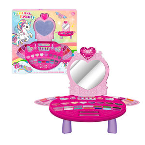 Niños esmalte de uñas sombra de ojos Blush Kit maquillaje Mesa conjunto niños jugar <span class=keywords><strong>en</strong></span> Stock belleza moda juguetes maquillaje chica maquillaje - Product Image 4