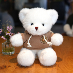 <span class=keywords><strong>2025</strong></span> xu hướng Thú nhồi bông gấu bông trong áo dễ thương Anime búp bê sang trọng cho trẻ em đồng hành đồ chơi tùy chỉnh - Product Image 3