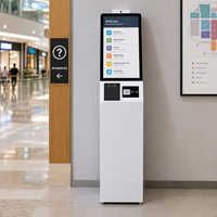 Kiosque de commande automatique à poser au sol de la série KD, écran tactile de 21,5 pouces, kiosque de paiement automatique pour restaurant et commerce de détail