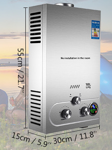 Calentador de Agua a <span class=keywords><strong>Gas</strong></span> Licuado de 18L, 36KW, 4.8GPM, <span class=keywords><strong>Precio</strong></span> de Fábrica - Product Image 3