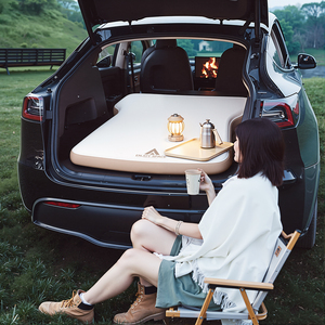 Colchones Inflables para Auto, Colchón de Aire Cómodo, Cama Inflable Plegable para Auto, Cama de Camping, Colchoneta para Dormir al Aire Libre, Colchón de Aire para Auto - Product Image 1