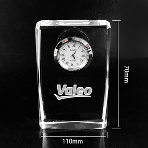 Reloj con grabado láser 3d 2d, grabado en blanco, foto, cristal, personalizado, para escritorio, regalo de decoración - Product Image 6