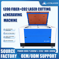 Machine laser CO2 à fibre 2 en 1 CN-1390, gravure et découpe de métaux et non-métaux avec contrôleur Ruida