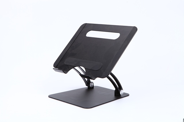 Adjustable Ergonomic Tablet Stand, Multi-Angle Aluminum Alloy iPad Holder with Anti-Slip Pad for Desk