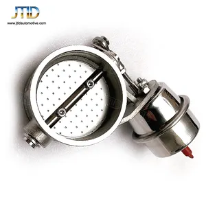 JTLD Diameter 3in Stainless Steel Car Exhaust Control Valve ,Boost Vacuum Activated Exhaust Cutout/Dump with Closed / Open