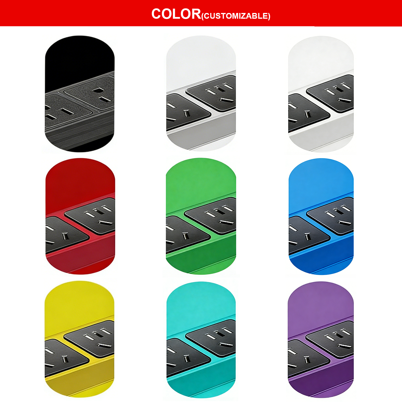 Factory Custom 10A 16A 20A Universal Smart Rack Power Distribution Unit Pdu C13 C19