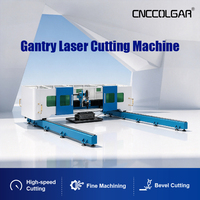 Mesin Pemotong Laser Heavy Duty RBL40120-40KW dengan Kepala Bevel Putar A/B untuk Pengerjaan Logam Panjang, CNCColgar CE