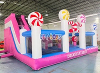 Groothandelsprijs Candy Thema Opblaasbare Springkasteel Opblaasbare Springkussen voor Retailers en Wereldwijde Distributiepartners