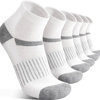 Chaussettes de randonnée pour hommes, athlétiques, respirantes, avec coussinets, pour la course à pied, les sports de plein air, les activités de performance