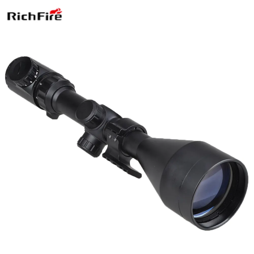 Richfire Jacht Riflescope Optics Richtkruis Hunting Scope Sniper Scope Tactical <span class=keywords><strong>Rifle</strong></span> <span class=keywords><strong>Lucht</strong></span> <span class=keywords><strong>Pistool</strong></span> 3-9x 56EG Scope