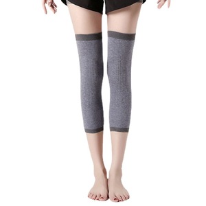 Rodilleras para el invierno con forro polar, soporte de rodilla unisex para deportes y protección contra el frío, gris, negro, camel - Product Image 5