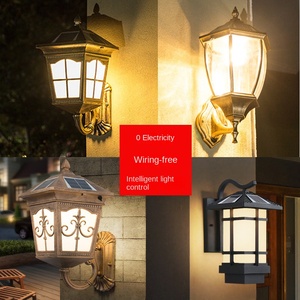 L'énergie électrique extérieure imperméable de lumière de lanterne de mur a mené des lumières solaires de jardin - Product Image 1