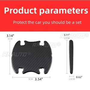 Juego de 8 Protectores para Manijas de Puerta de Coche, Adhesivos Reflectantes para Protección de la Manija y la Zona de la Puerta, Adhesivos Antiarañazos y de Advertencia - Product Image 6