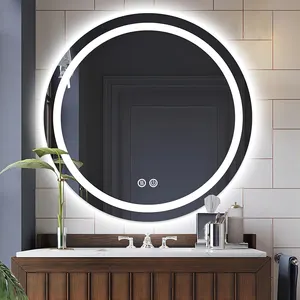 Miro กระจก LED อัจฉริยะสำหรับห้องน้ำห้องทันสมัยไร้หมอกไร้กรอบสำหรับโรงแรม
