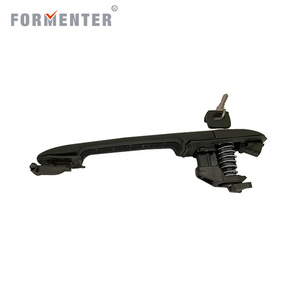 Car Door Exterior <b>Zipper</b> With Key 9017600459 0007601359 For Mercedes-Benz Trucks Black Plastic <b>Replacement</b> Part - Product Image 3