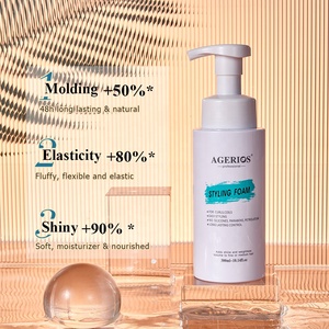Marque privée Agerios <span class=keywords><strong>Mousse</strong></span> <span class=keywords><strong>pour</strong></span> femmes avec extensions de <span class=keywords><strong>cheveux</strong></span> bouclés Tenue forte <span class=keywords><strong>Mousse</strong></span> <span class=keywords><strong>coiffante</strong></span> hydratante Caractéristique biologique - Product Image 6