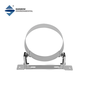 Support de tuyau de poêle à double paroi en acier inoxydable de 6 pouces pour cheminée à bois - Product Image 1