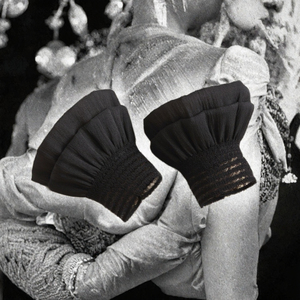 Gants en polyester à manches longues pour femmes, motif floral en dentelle, séchage rapide, pour mariage, fête ou extérieur – Vente en gros - Product Image 3