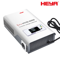 HEYA HYIS-2000VA Régulateur de tension compact à onduleur AC, entrée 90-310V, sortie monophasée 220/230V, écran LCD assurant une tension stable