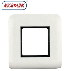 Plaque frontale de type français 80*80MM avec cadre plaque frontale <span class=keywords><strong>rj45</strong></span> pour <span class=keywords><strong>legrand</strong></span> 45*45MM 45*22.5MM prise <span class=keywords><strong>modulaire</strong></span> <span class=keywords><strong>rj45</strong></span> support mosaïque <span class=keywords><strong>legrand</strong></span> - Product Image 2