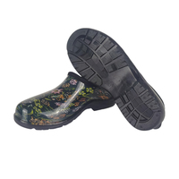 Sabots et bottes de pluie en PVC, TPR, TPE, imprimés artistiques de design de mode, pour jardin, chasse, extérieur, imperméables, légers, souples, style pieds nus, à la cheville