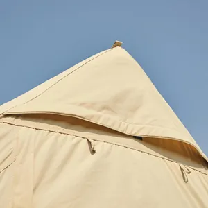 رخيصة نفخ المقصورة خيمة القطن أكسفورد المواد الهواء التضخم أنبوب 2m 4m مخصصة 2 4 أشخاص الفاخرة خيام التخييم