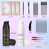 Vente en gros DIY Kit de teinte pour sourcils Kit de teinte liquide hybride professionnel personnalisé longue durée pour cils et sourcils avec teinte